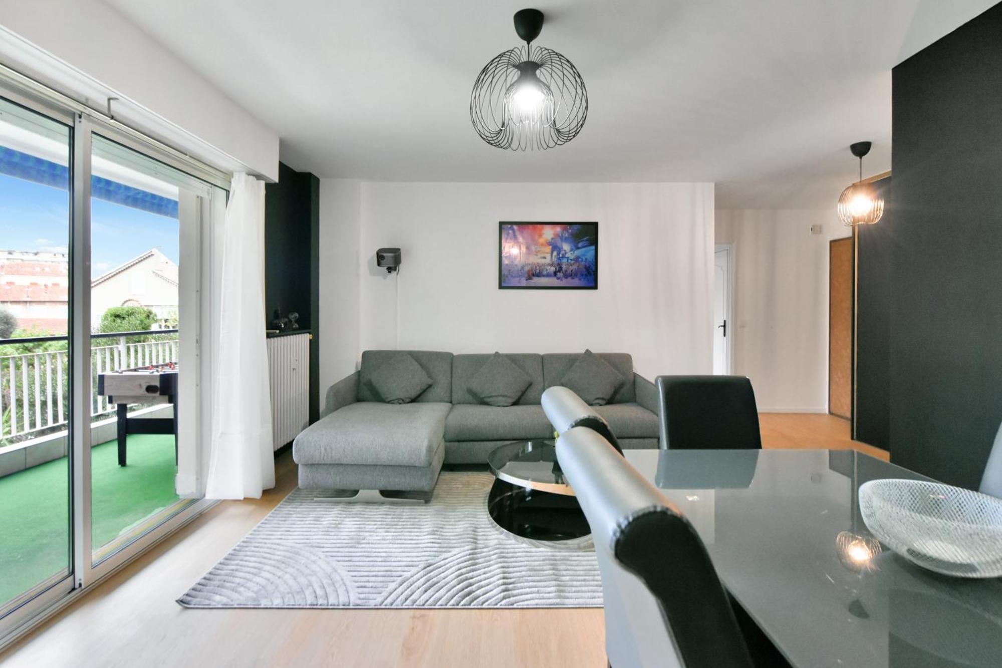 Le Sun Valley - Videoprojecteur Et Terrasse Zen Канны Экстерьер фото